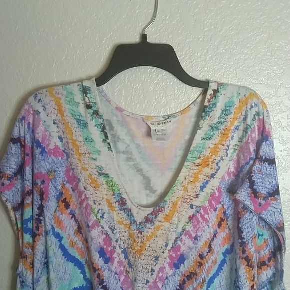 mara hoffman swim rainbow caftan dress cover up sz Xs/s - Picture 3 of 7